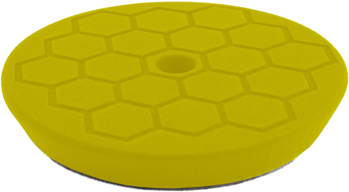 Turtle Wax Polérrondell Gul 170/150x25 mm HEX/CONE, produktbild framifrån