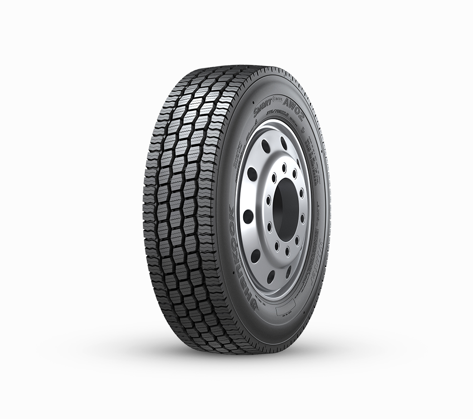 Hankook Smart Control AW02 vinter-allposition-däck för lastbil, snett framifrån