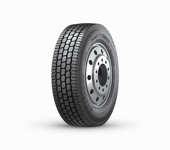 Hankook Smart Control AW02 vinter-allposition-däck för lastbil, snett framifrån