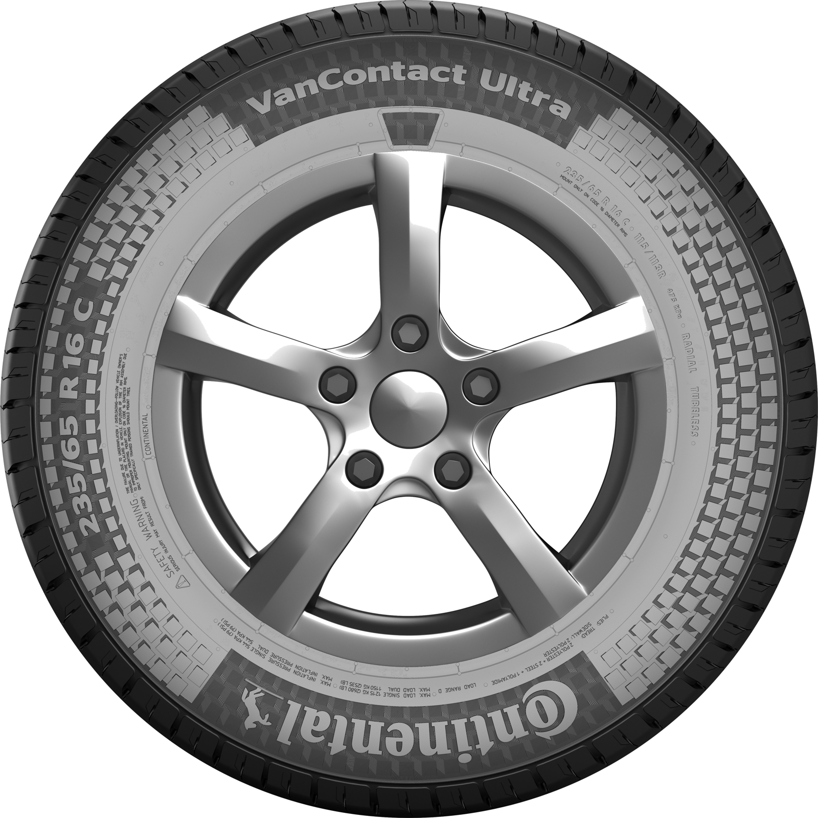Continental VanContact Ultra sommardäck för transportbil, sedd från sidan