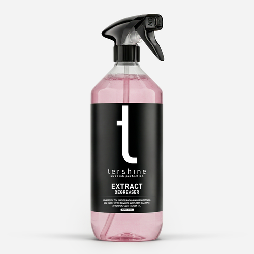 Tershine Extract Alkalisk avfettning färdigutspädd 1 L, snett framifrån