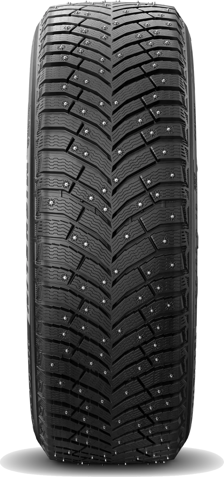 Michelin X-Ice North 4 SUV dubbdäck, slitbana framifrån