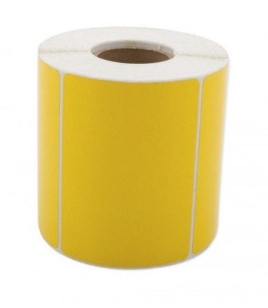 DÄCKETIKETT 101,6X74 MM MT400-005 GUL 500 ST