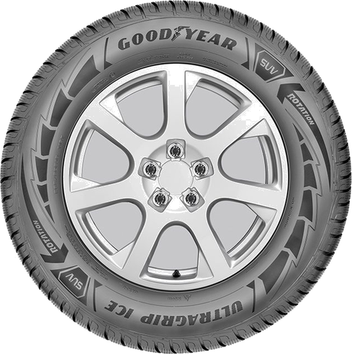 Goodyear UltraGrip Ice SUV Gen-1 friktionsdäck, sedd från sidan