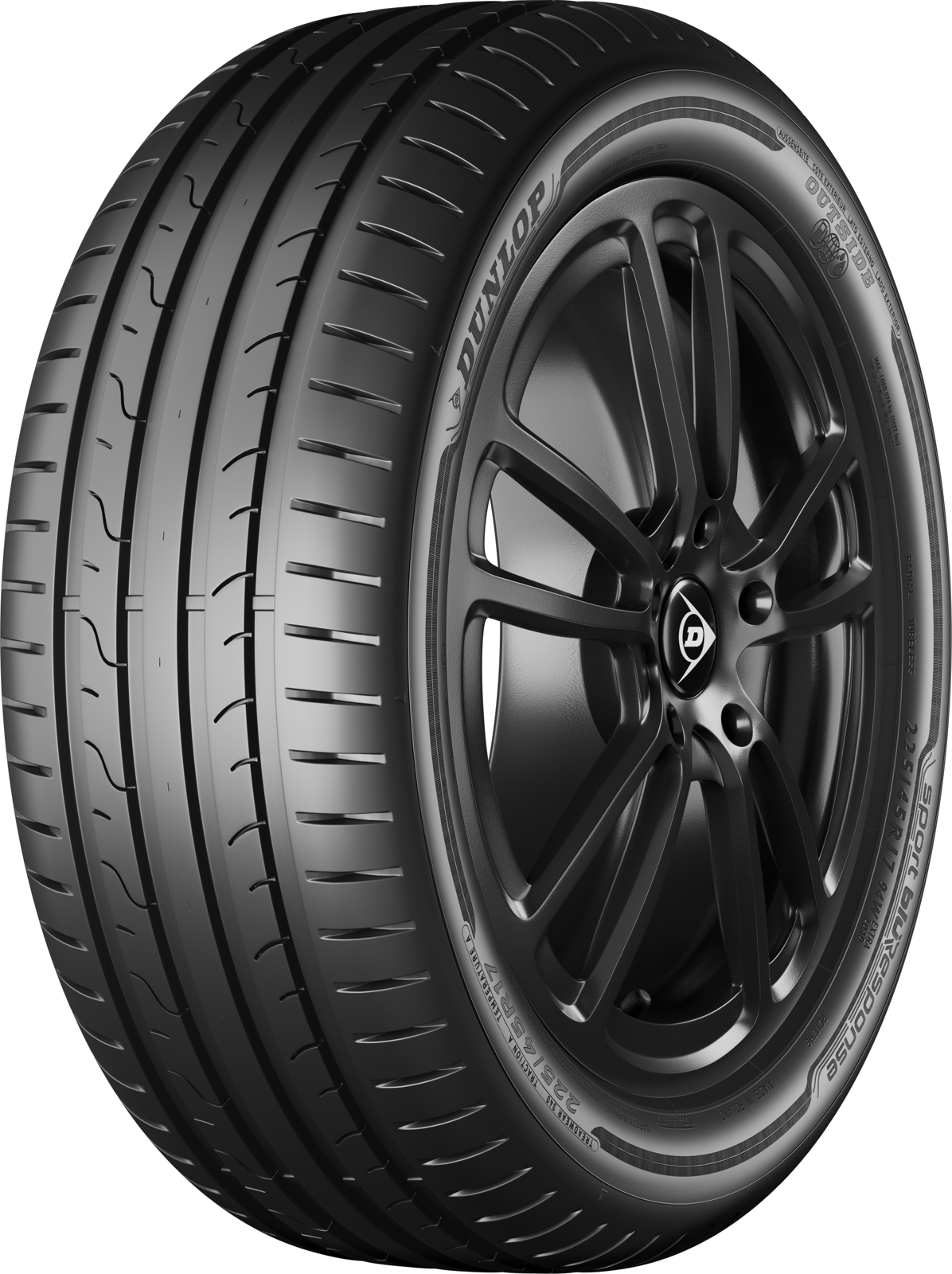 Dunlop Sport BluResponse sommardäck, snett framifrån
