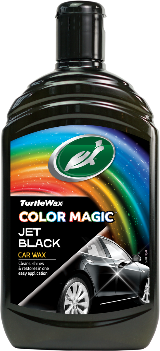 Turtle Wax Color Magic Svart 500 ml, produktbild framifrån