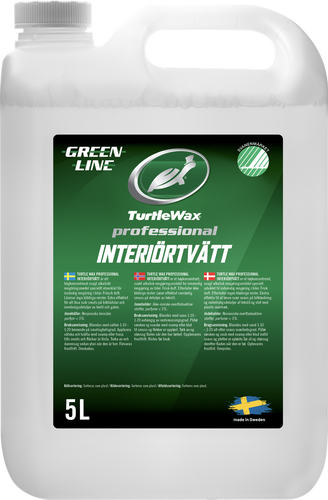 Turtle Wax Pro Greenline Interiörtvätt 5 L, produktbild framifrån