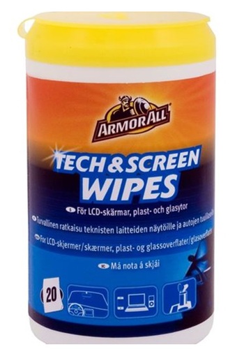 Armor All Tech & Screen Wipes 20st