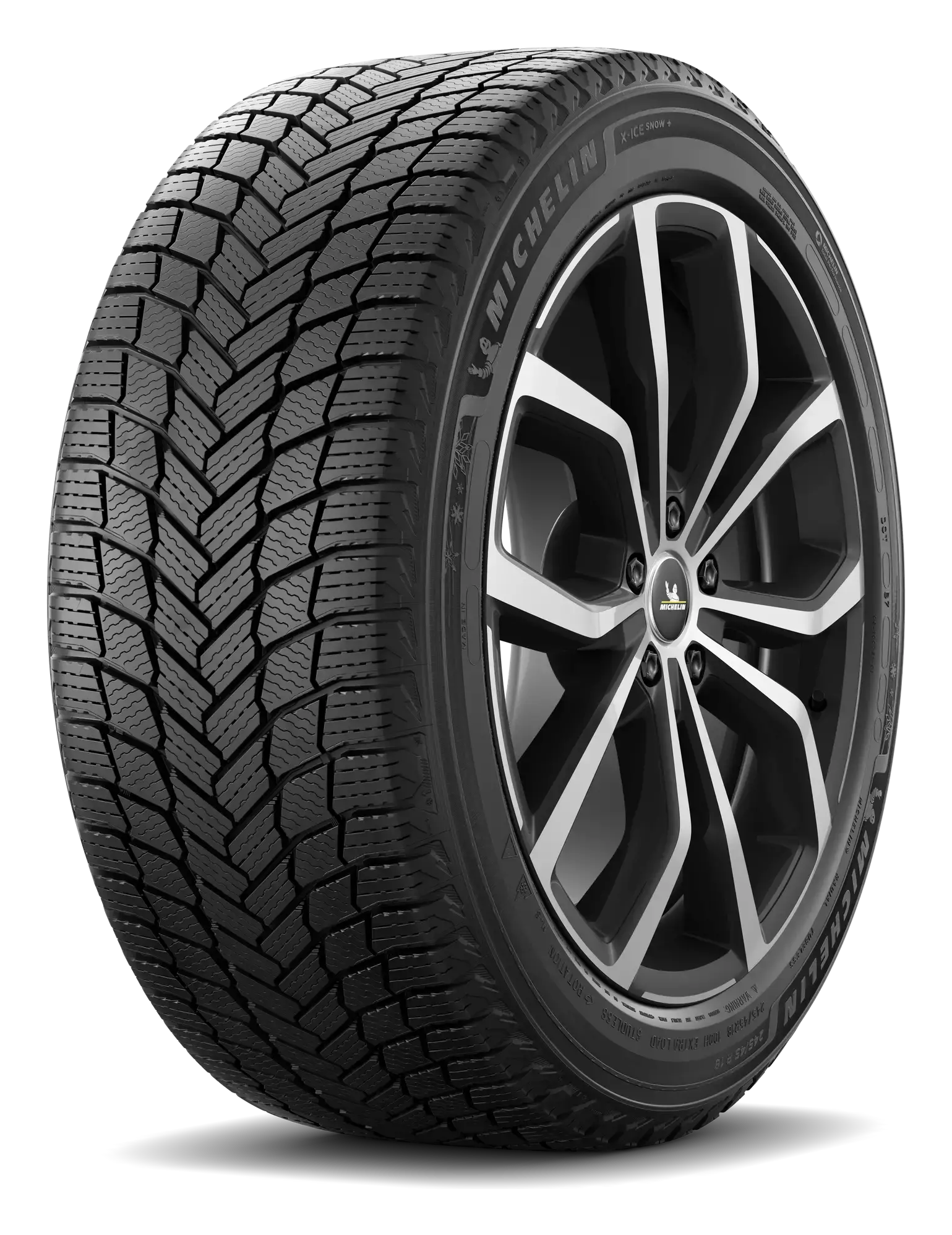 Michelin X-Ice Snow+ friktionsdäck för personbil och SUV, snett framifrån