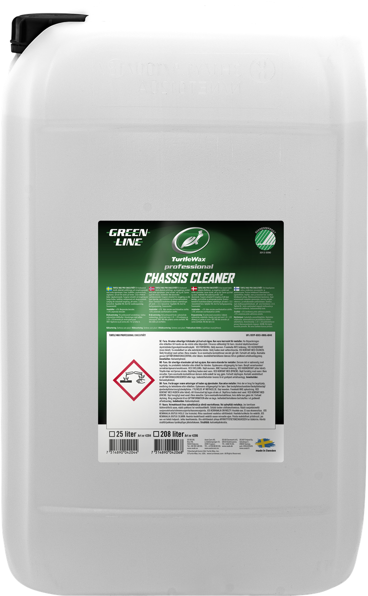 Turtle Wax Pro Greenline Chassis Cleaner 25 L, produktbild framifrån