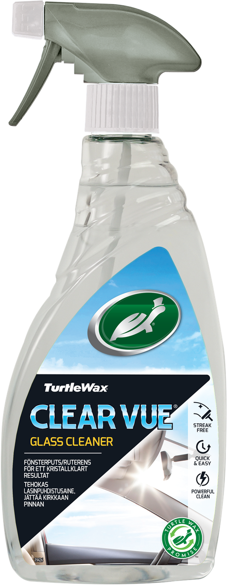 Turtle Wax Clear Vue Glass Cleaner 500 ml, produktbild framifrån
