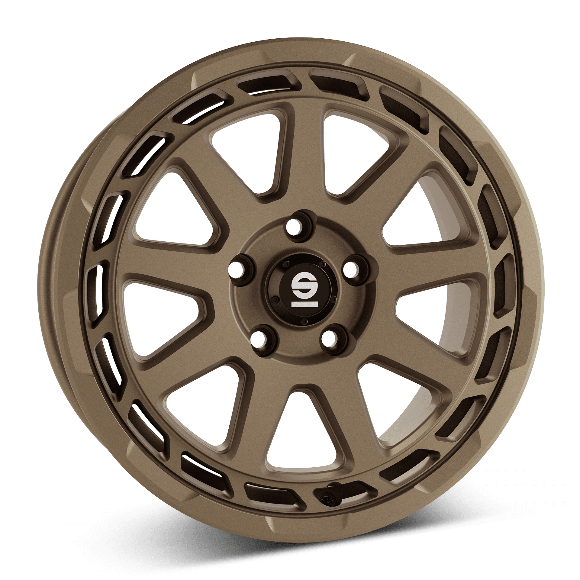 Sparco Wheels Gravel aluminiumfälg brons, rakt framifrån