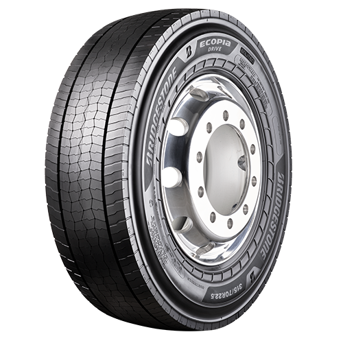 Bridgestone Ecopia Drive drivdäck för lastbil, snett framifrån