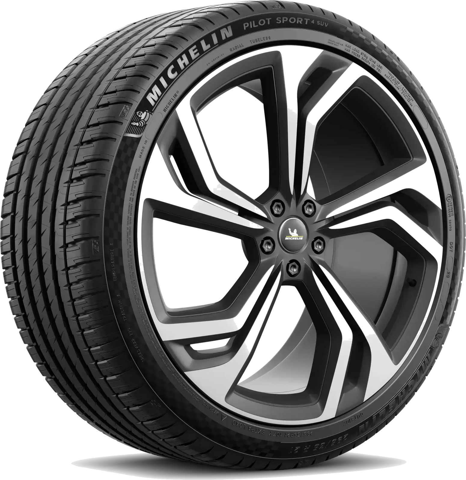 Michelin Pilot Sport 4 SUV sommardäck, snett framifrån