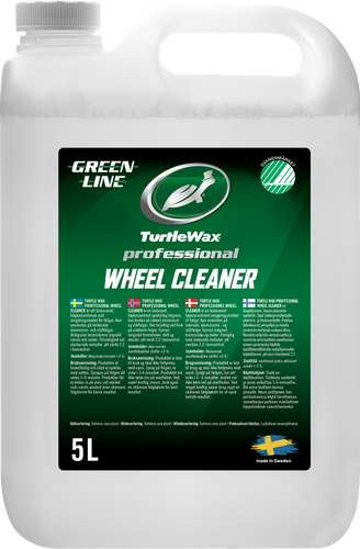 Turtle Wax Pro Greenline Wheel Cleaner 5 L, produktbild framifrån