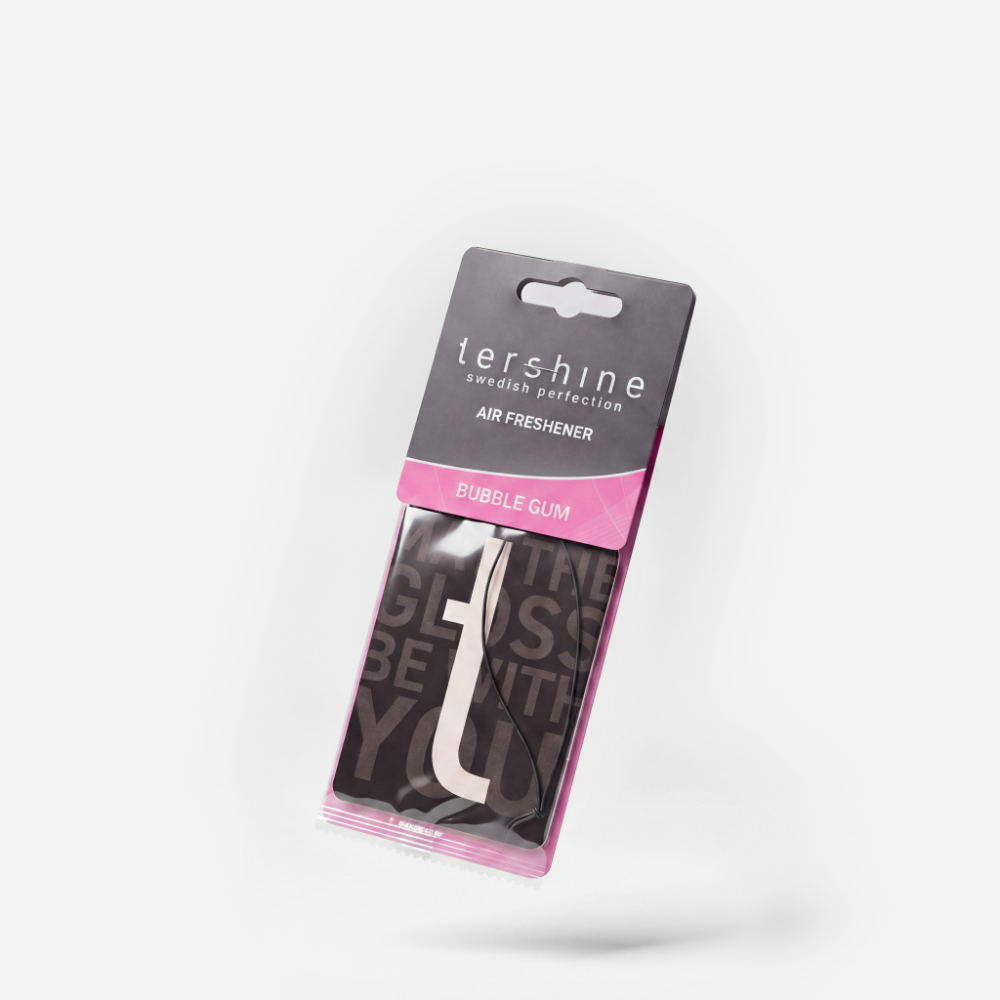 Tershine Doftgran Bubble Gum i förpackning, produktbild