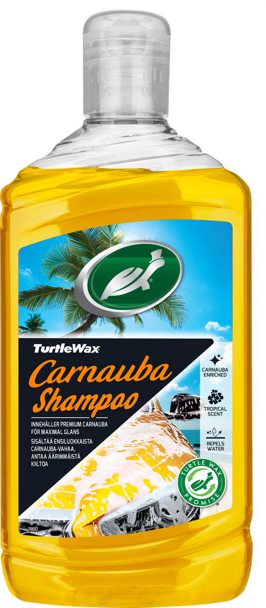 Turtle Wax Carnauba Tropical Shampoo 500 ml, produktbild framifrån