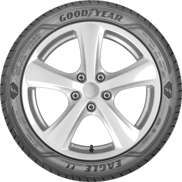 Goodyear Eagle F1 Asymmetric 3 sommardäck, sedd från sidan
