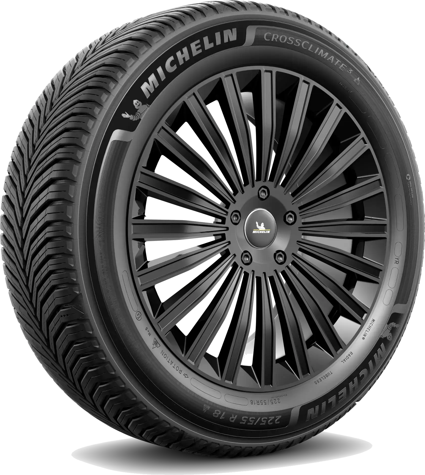 Michelin CrossClimate 3 allårsdäck, snett framifrån