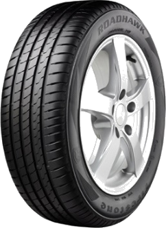 Firestone Roadhawk sommardäck, snett framifrån