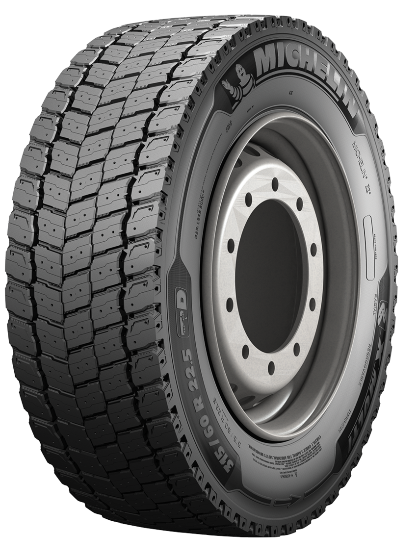 Michelin X MULTI D drivdäck för lastbil, snett framifrån