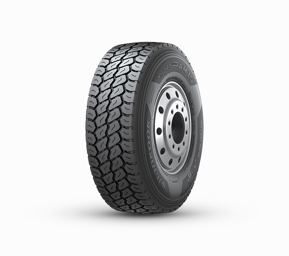 Hankook Smart Work AM15 allposition-däck för lastbil, snett framifrån