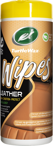 Turtle Wax Leather Wipes 32 st, produktbild framifrån