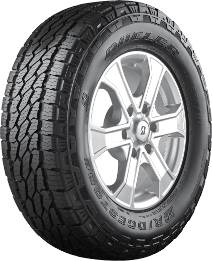 Bridgestone Dueler All-Terrain A/T002 allårsdäck för SUV och 4x4, snett framifrån