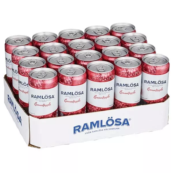 Ramlösa Granatäpple 33cl burk 20-pack, inkl pant