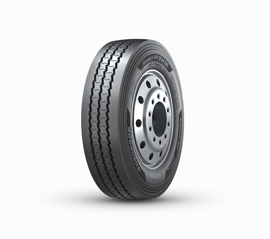Hankook Smart Flex TH31 trailerdäck för lastbil, snett framifrån
