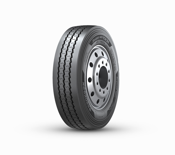 Hankook Smart Flex TH31 trailerdäck för lastbil, snett framifrån