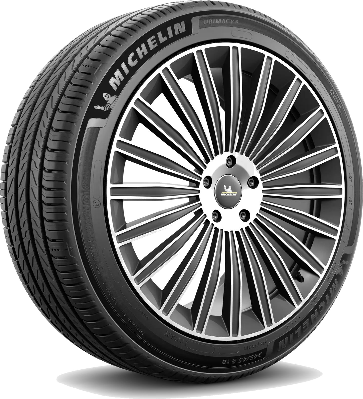 Michelin Primacy 5 sommardäck, snett framifrån