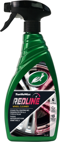 Turtle Wax Redline Wheel Cleaner 500 ml, produktbild framifrån