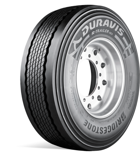 Bridgestone Duravis R-Trailer 002 trailerdäck för lastbil, snett framifrån