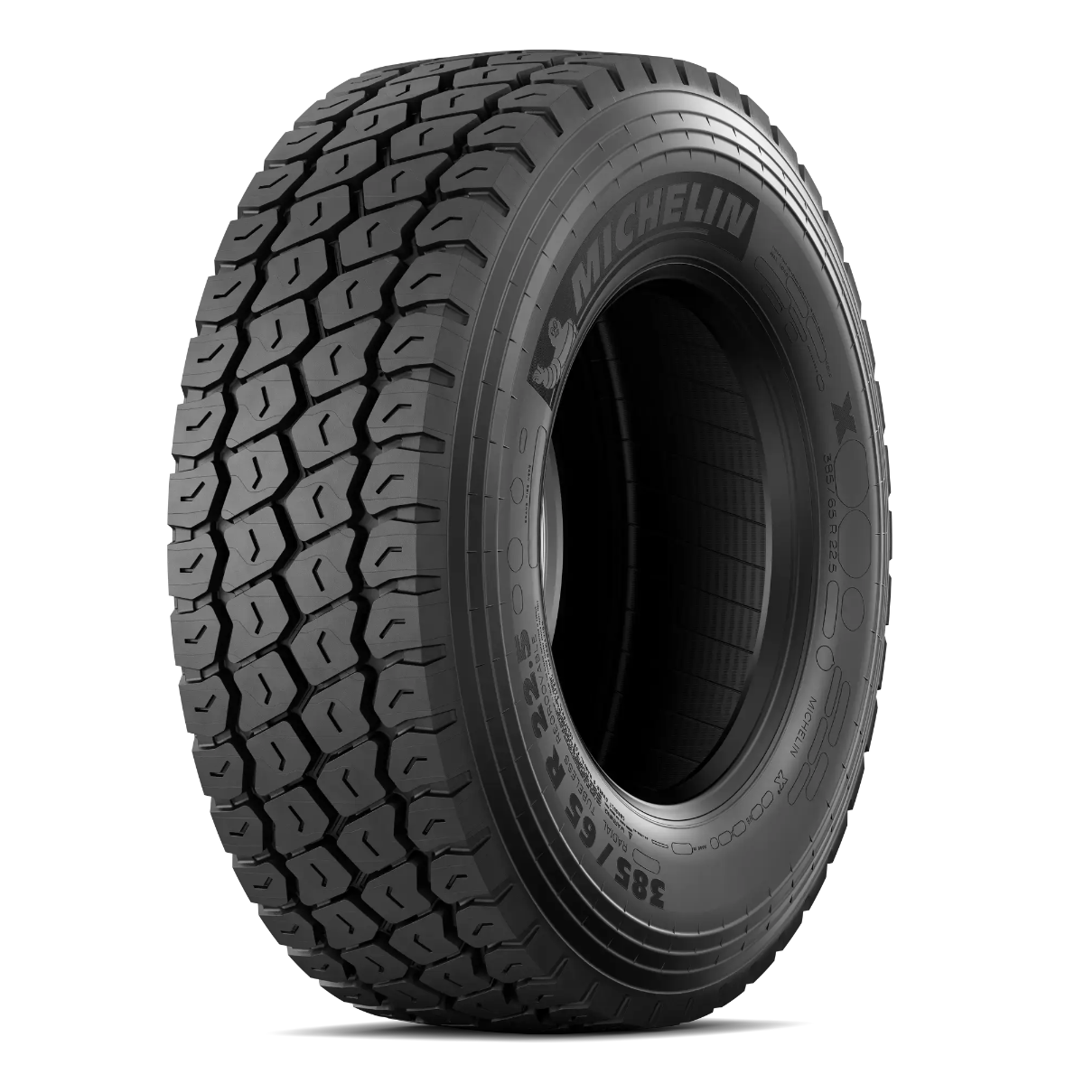 Michelin XZY 3 allposition-däck för lastbil, snett framifrån