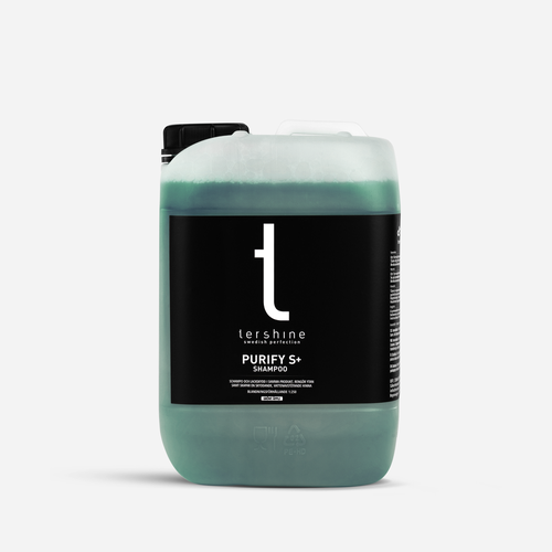 Tershine Purify S+ Bilschampo 5 L, snett framifrån