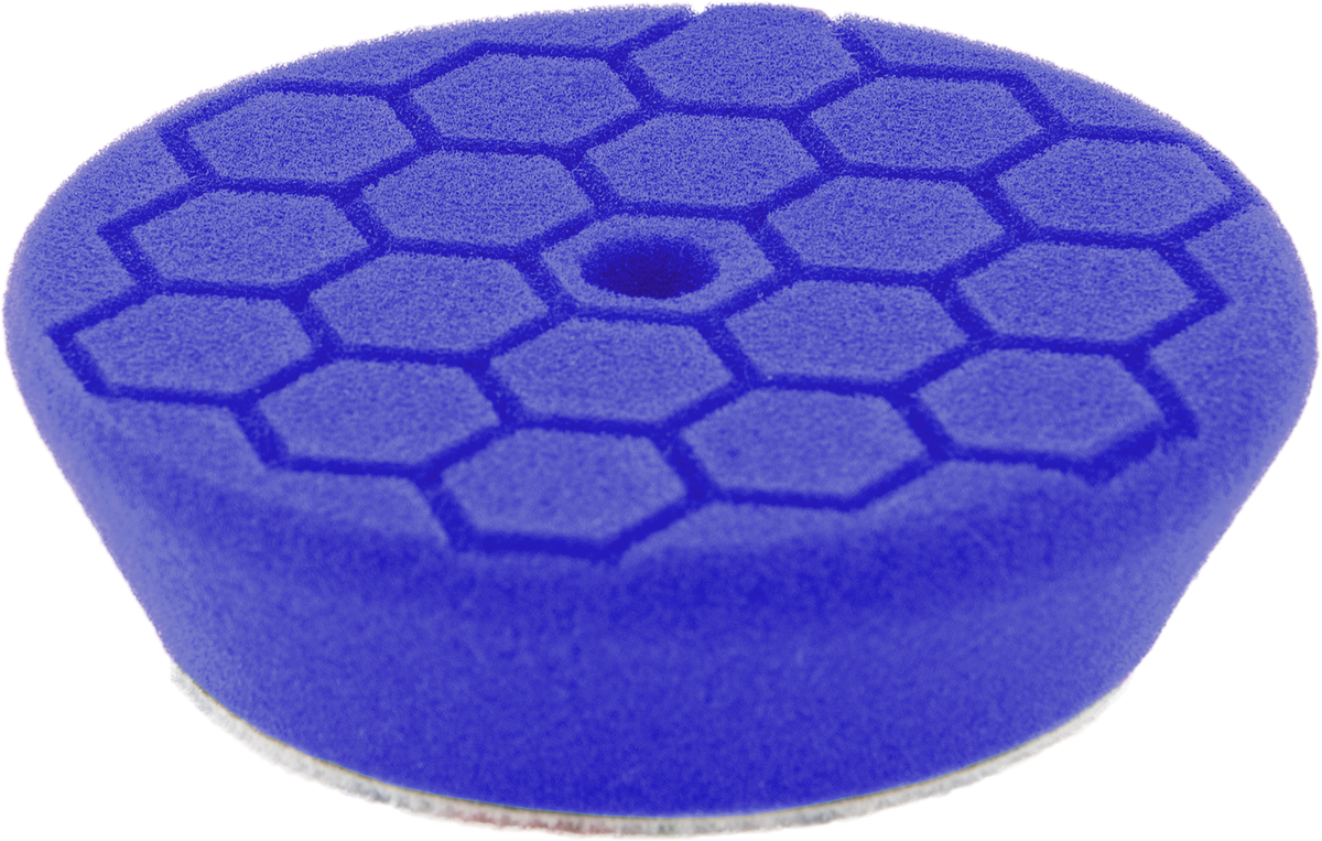 Turtle Wax Polérrondell Blå 95/75x25 mm HEX/CONE, produktbild framifrån