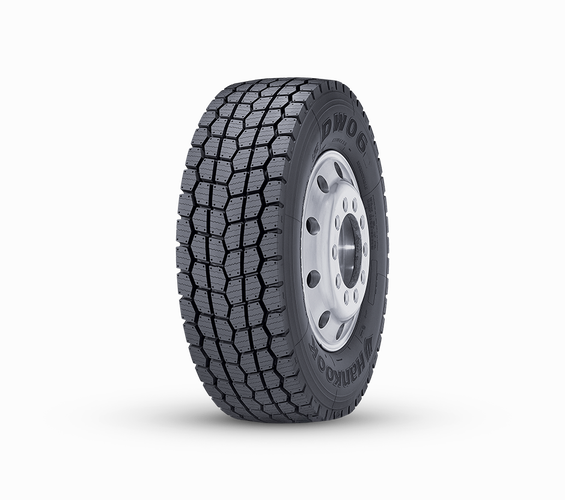 Hankook Smart DW06 vinter-drivdäck för lastbil, snett framifrån