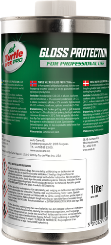 Turtle Wax Pro Gloss Protection 1 L, produktbild framifrån