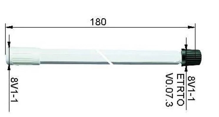 VENTILFÖRL.180 MM PVC ALLIGATO