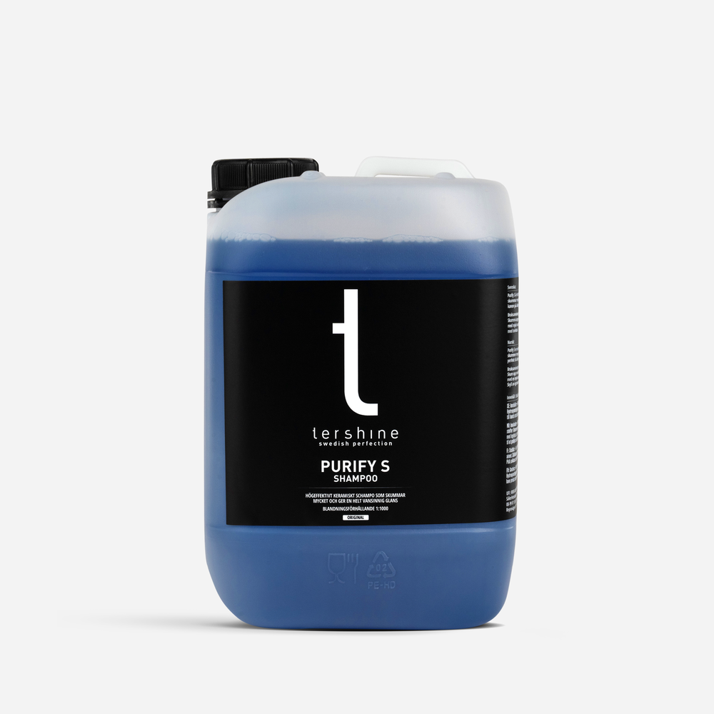 Tershine Purify S Keramiskt bilschampo 5 L, snett framifrån