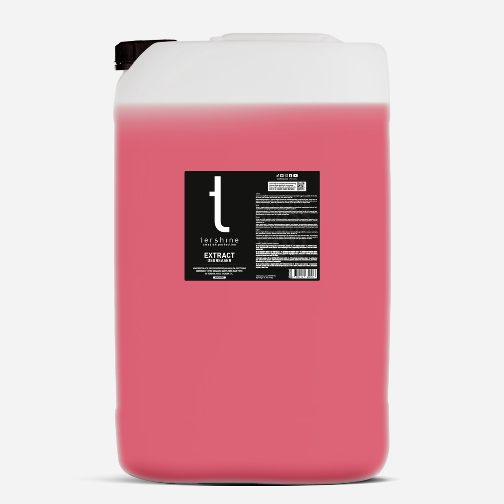 Tershine Extract Alkalisk avfettning 25 L, snett framifrån
