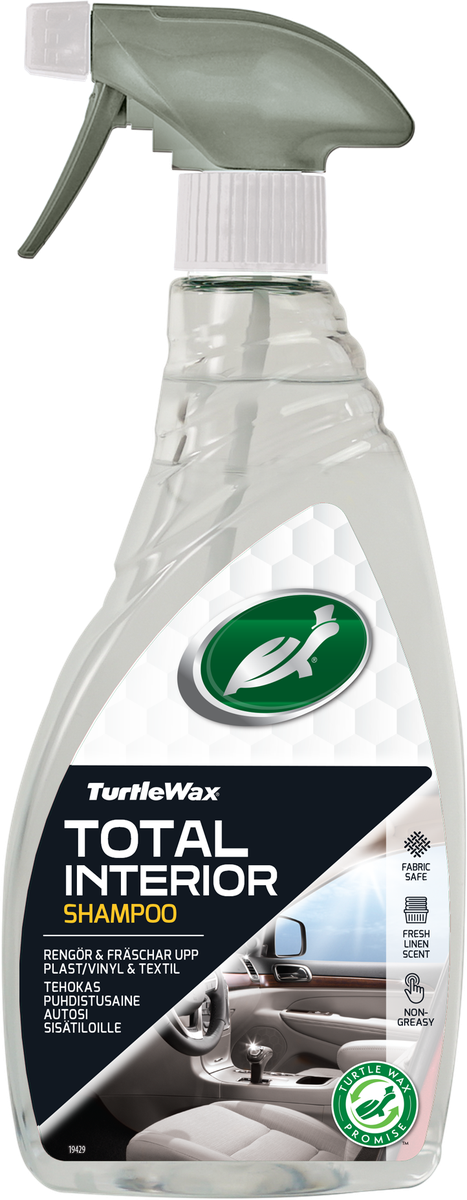 Turtle Wax Total Interior Shampoo 500 ml, produktbild framifrån