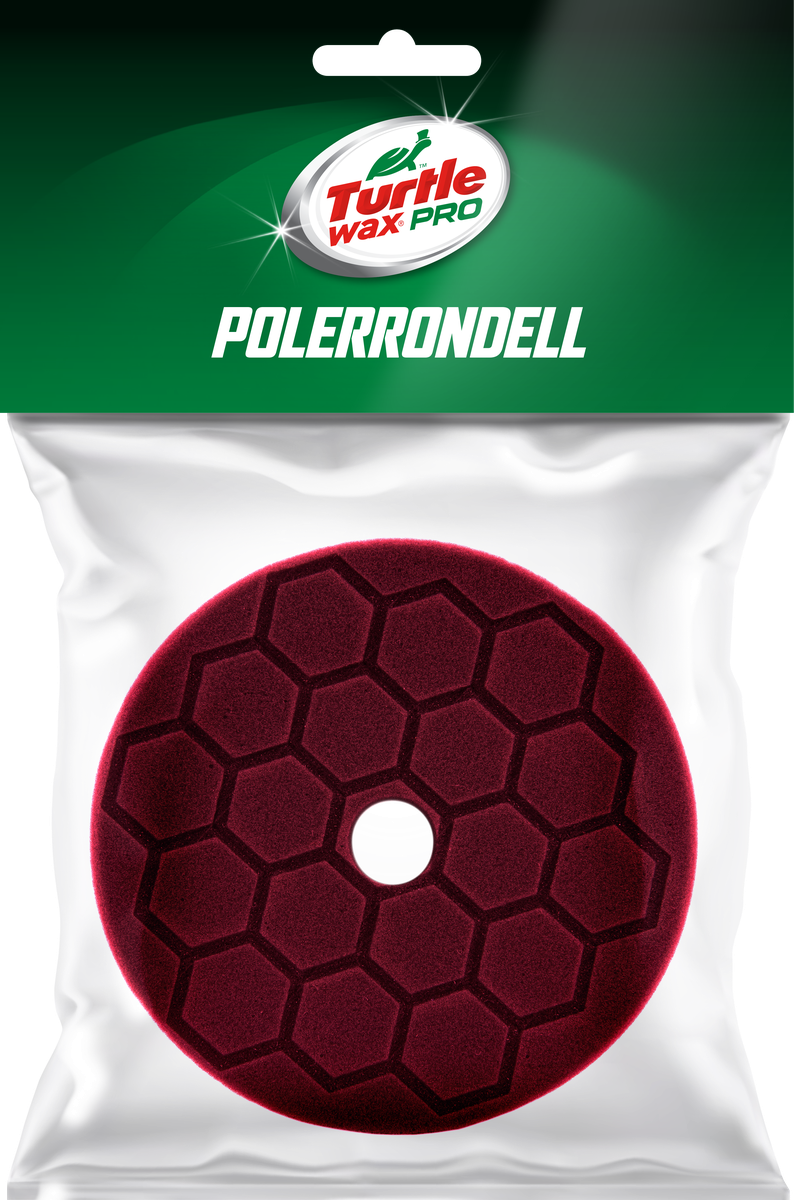 Turtle Wax Polérrondell Vinröd 150/130x25 mm HEX/CONE, alternativ vy 3
