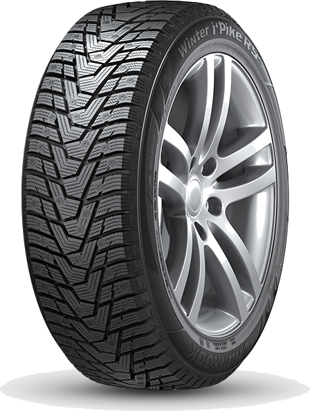 Hankook Winter i*pike RS2 dubbdäck, snett framifrån