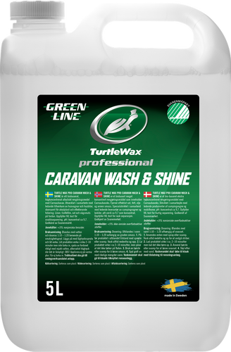 Turtle Wax Pro Greenline Caravan Wash & Shine 5 L, produktbild framifrån