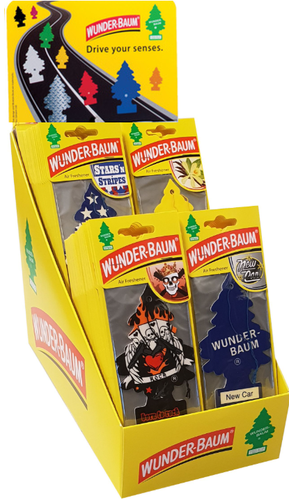 WUNDER-BAUM diskställ 4x24st Doftgranar