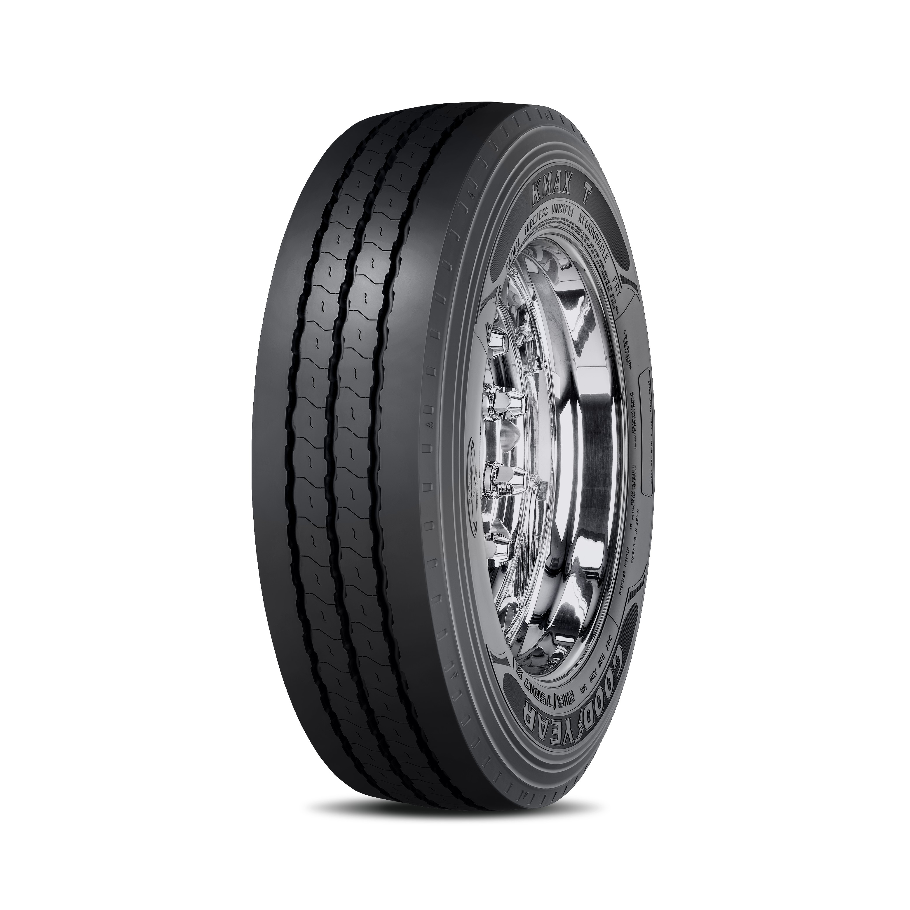 Goodyear KMAX T trailerdäck för lastbil, snett framifrån